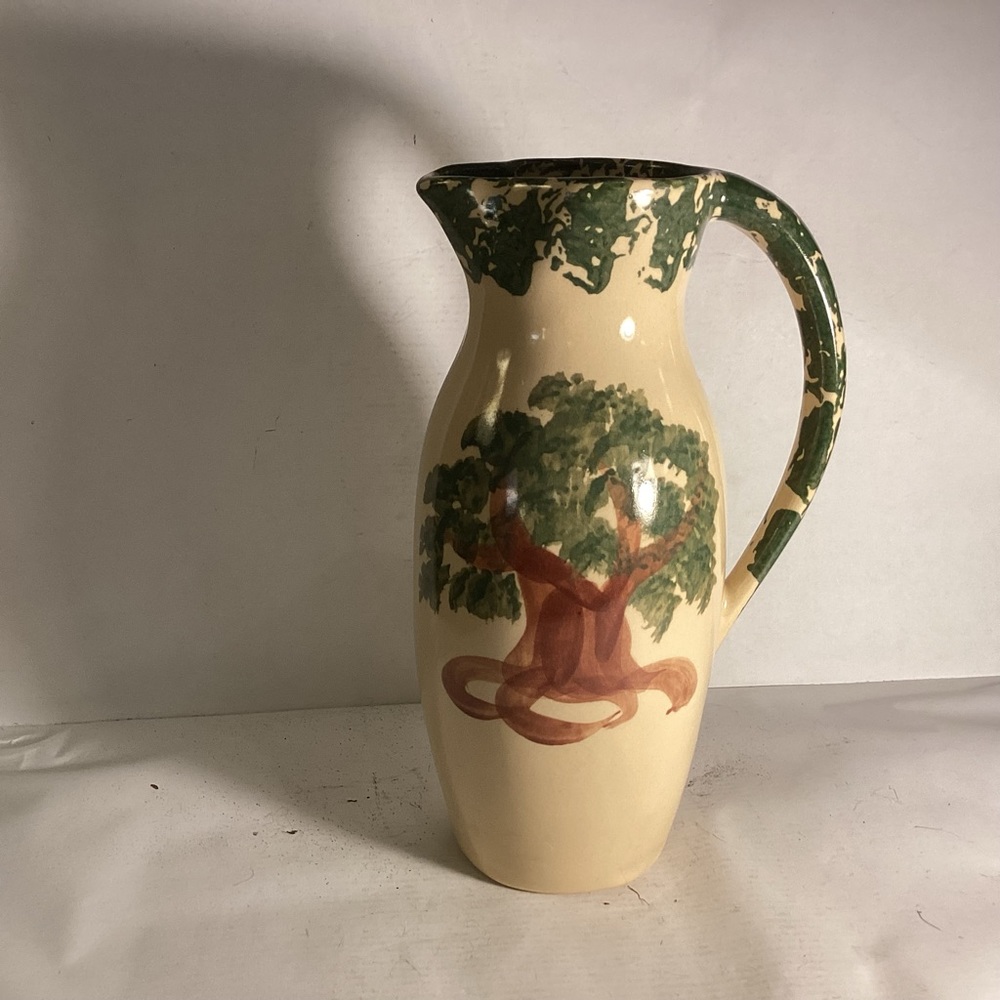 Alpine pottery tall pitcher,Roseville Ohio